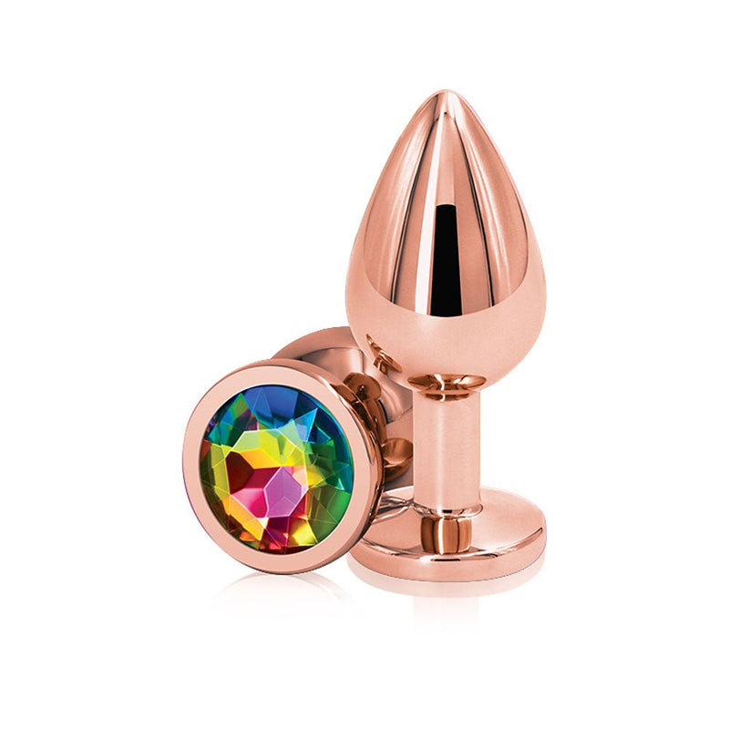 nsnovelties Rear Assets - Rose Gold - Medium - Rainbow