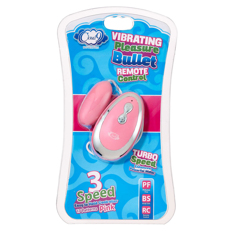 Cloud 9 Novelties Cloud 9 3 Speed Bullet With Remote - Pink
