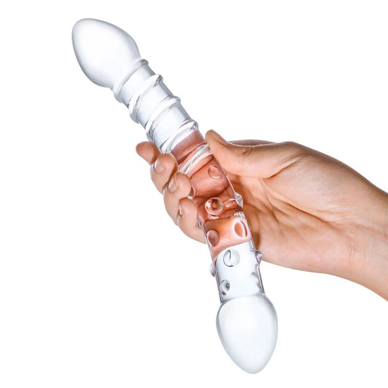 Electric Novelties Double Trouble Glass Dildo
