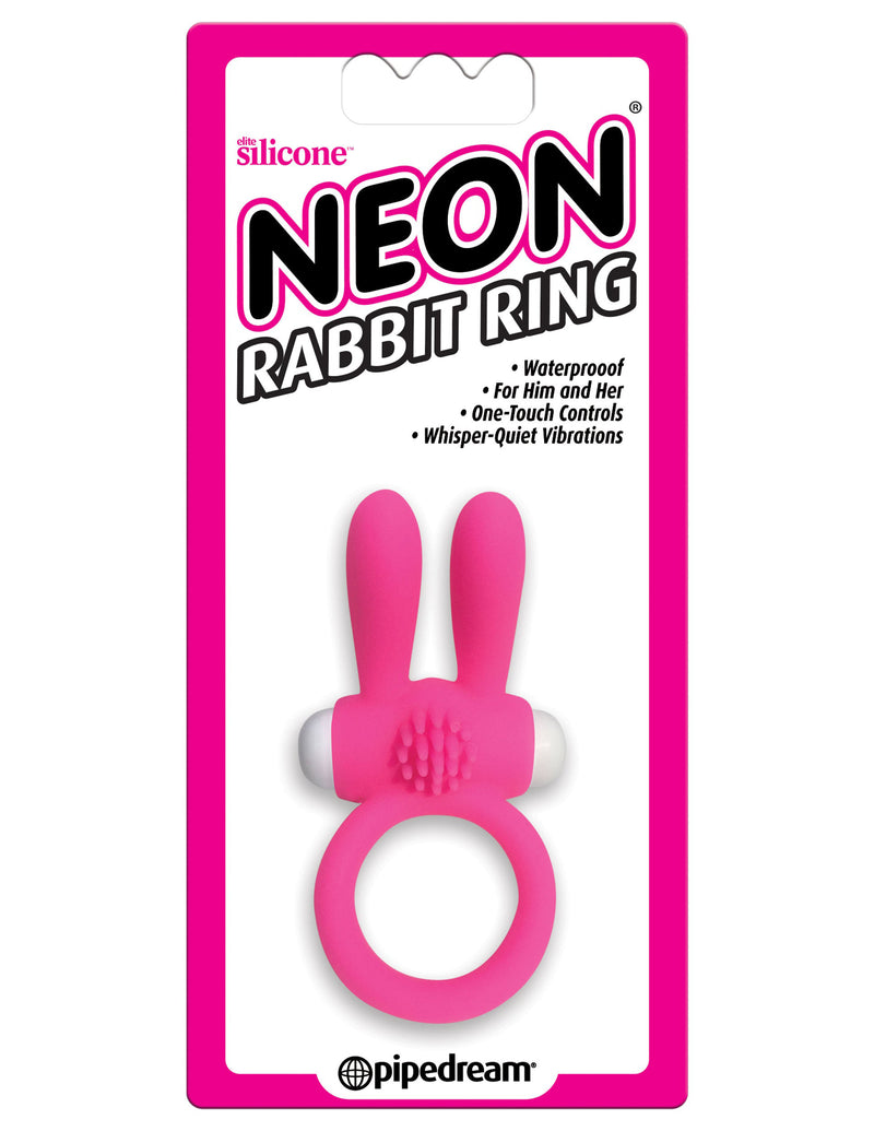 Pipedream Neon Rabbit Ring - Pink