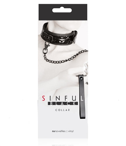 nsnovelties Sinful Collar - Black