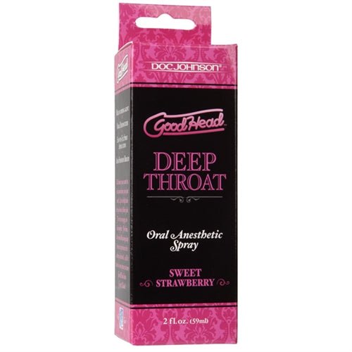 Doc Johnson Good Head Deep Throat Spray - Sweet Strawberry