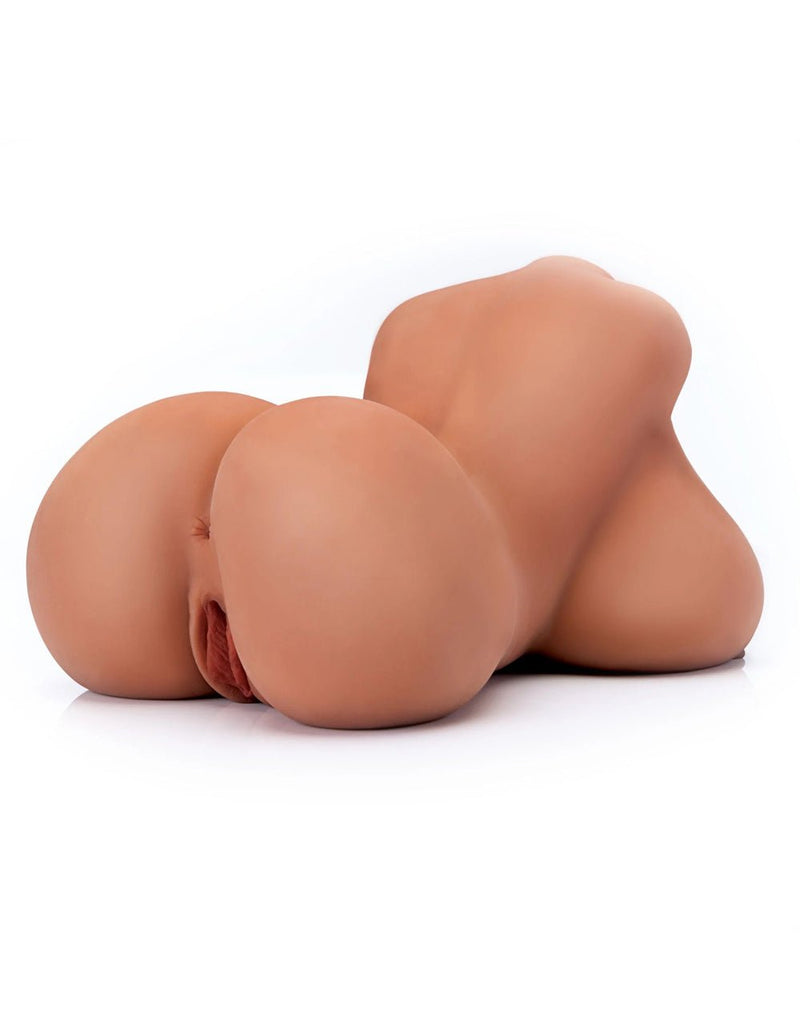 Pipedream PDX Plus Big Titty Torso - Tan - Stroker Masturbator - Realistic Body Part Stroker