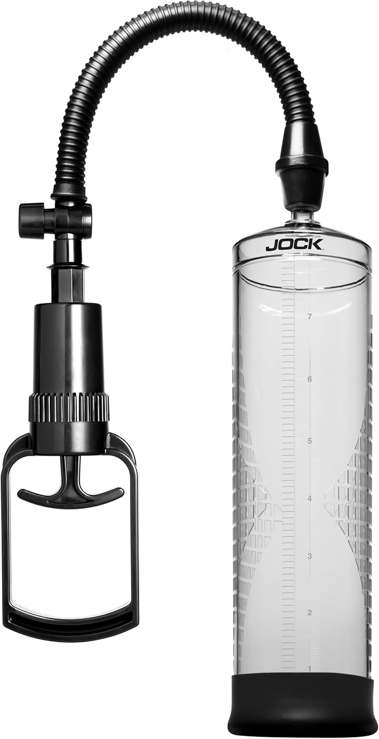 Curve Toys Amp Up Penis Pump With Pull Rod - Clear