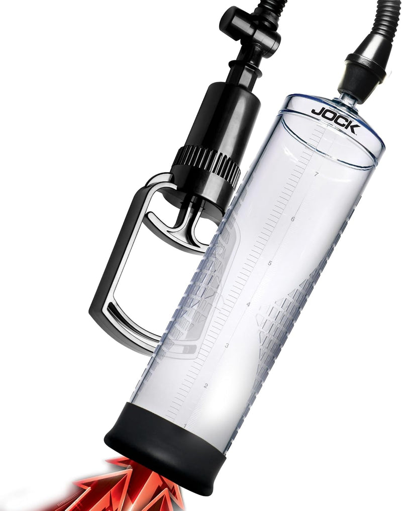 Curve Toys Amp Up Penis Pump With Pull Rod - Clear