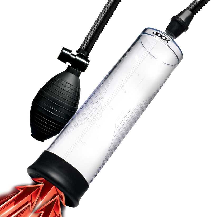 Curve Toys Amp Up Penis Pump With Bulb - Clear