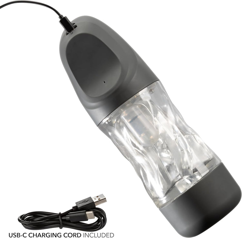 CalExotics Milk Master Extreme Automatic Milker - Black - Automatic Stroker Masturbator - Canister Masturbation Cup