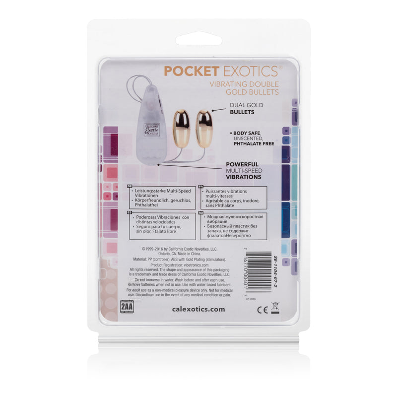 CalExotics Pocket Exotics Double Gold Bullet