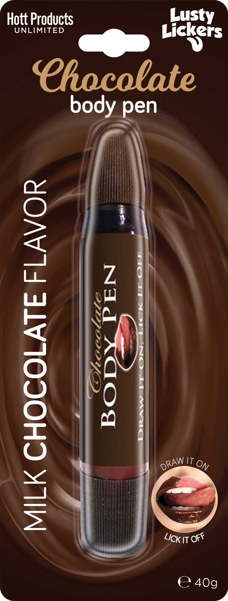 Hott Products Milk Chocolate Body Pen