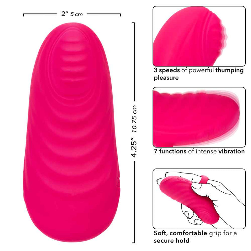 CalExotics Envy Handheld Thumping Massager - Pink