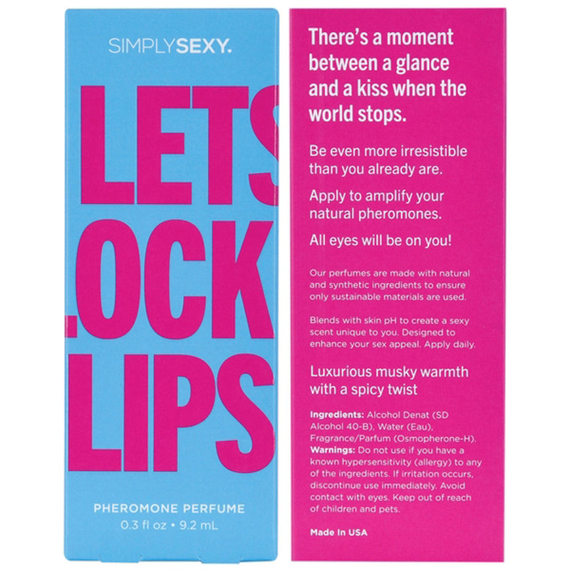 Classic Brands Simply Sexy Pheromone Perfume Lets Lock Lips 0.3 Oz