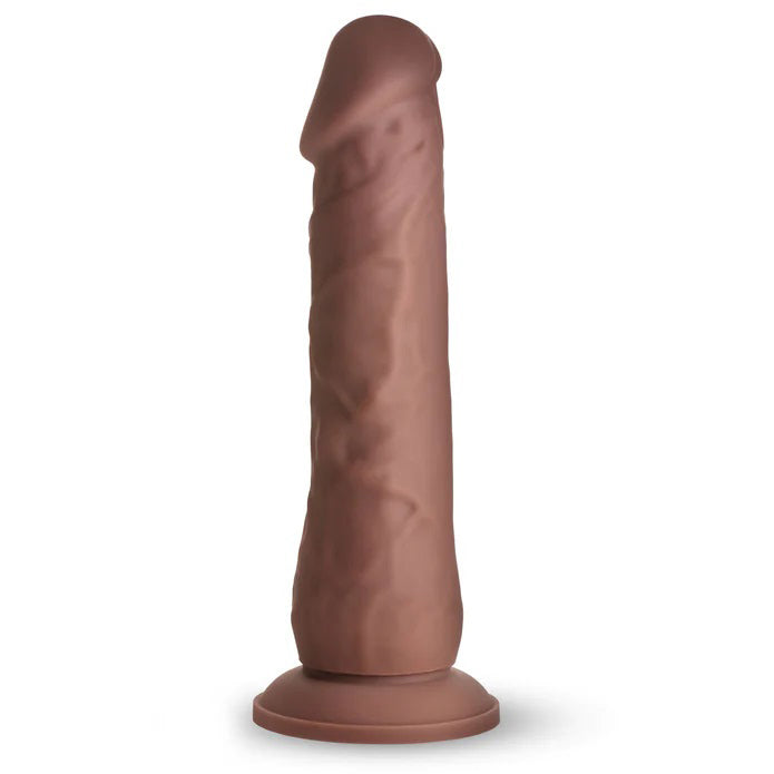 Curve Toys Easy Riders 7" Silicone Dildo - Dark