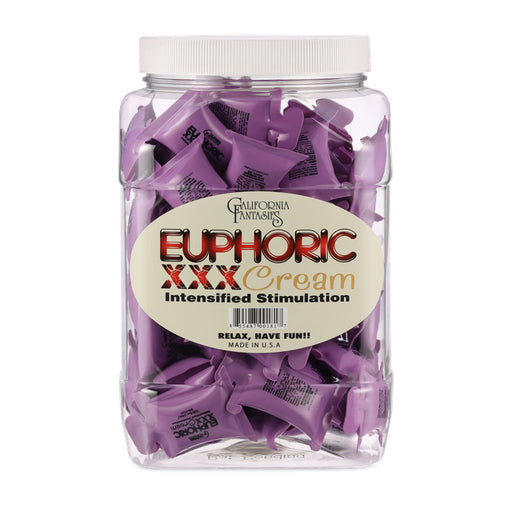 "Euphoric XXX Cream - 72 Piece Fishbowl - 10 ml Pillows CF-EUR-10D"