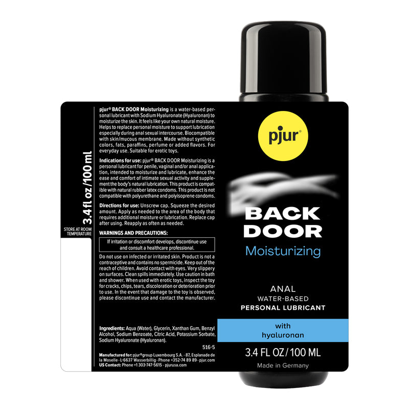 Pjur Pjur Backdoor - Water-Based Anal Glide - 3.4 Fl. Oz. 100 ml