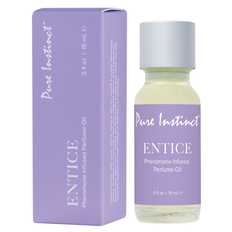 Classic Brands Pure Instinct Pheromone Perfume Oil Entice Dropper 15 ml | 0.5 Fl Oz
