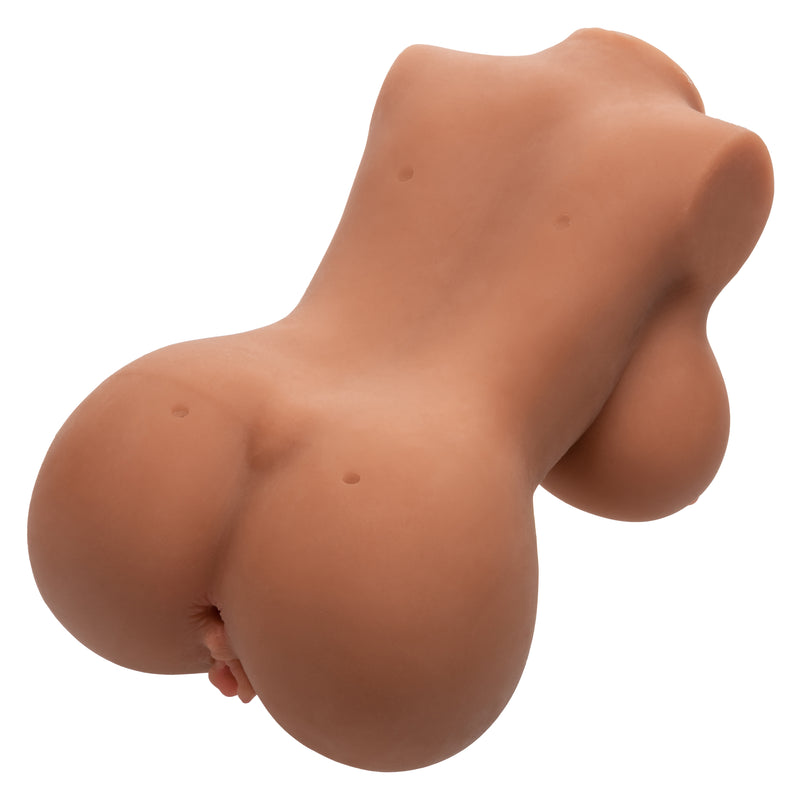 CalExotics Stroke It Body Banger - Brown - Stroker Masturbator - Realistic Body Part Stroker