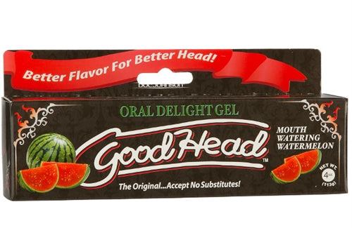 Doc Johnson Good Head Oral Delight Gel 4 Oz - Watermelon