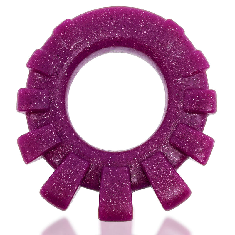 Oxballs Cock-Lug Lugged Cockring - Plum