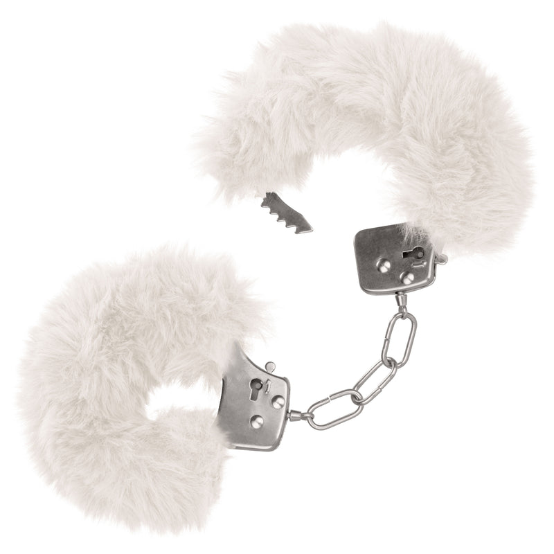 CalExotics Ultra Fluffy Furry Cuffs - White