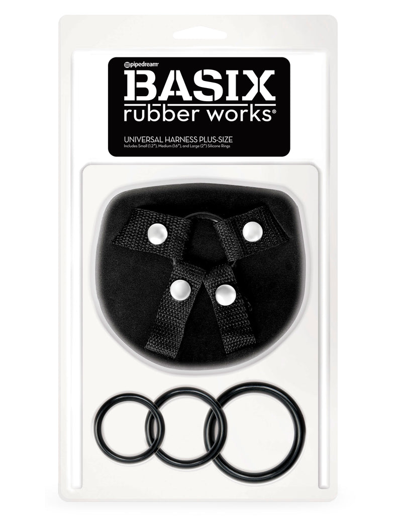 Pipedream Basix Rubber Works Universal Harness - Plus Size