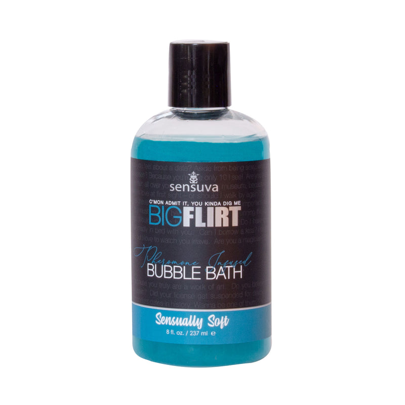 Sensuva Big Flirt Pheromone Infused Bubble Bath - Sensually Soft - 8 Fl. Oz.