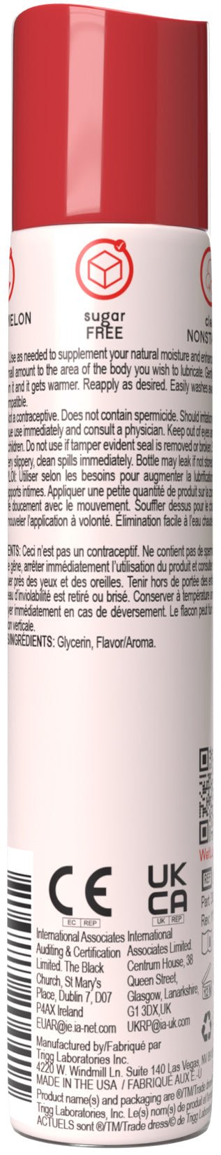 Wet Wet Warming Fun Flavors - Watermelon - 4 in 1 Lubricant 1 Oz