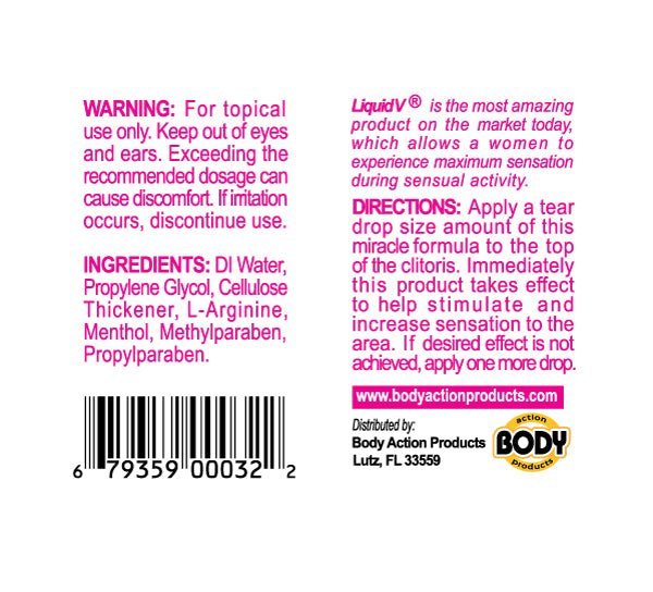 Body Action Liquid v for Women .5 Oz