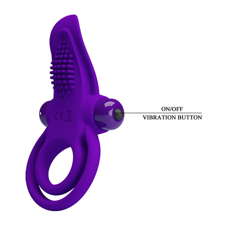 Pretty Love Pretty Love Vibrant Penis Ring - Purple