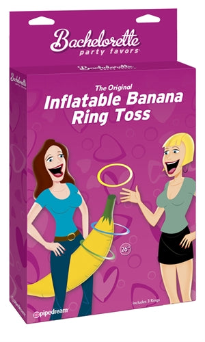 Pipedream Bachelorette Party Favors Inflatable Banana Ring Toss