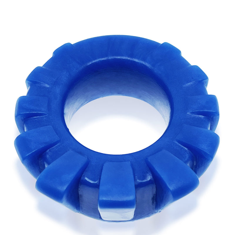 Oxballs Cock-Lug Lugged Cockring - Marine Blue