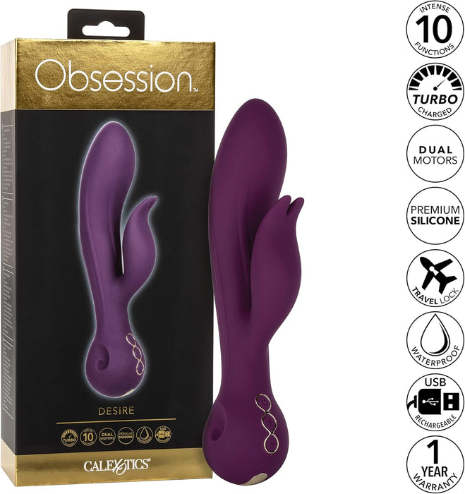 Obsession Desire Rechargeable Silicone Rabbit Massager