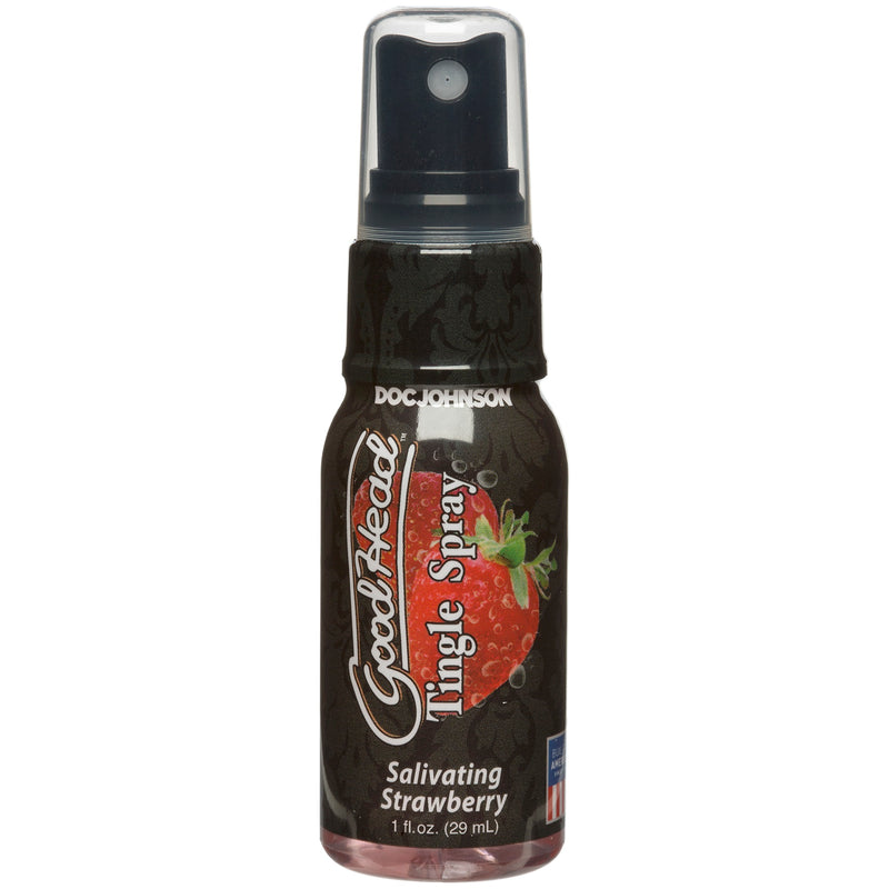 Doc Johnson Goodhead - Tingle Spray - 1 Fl. Oz. Salivating Strawberry