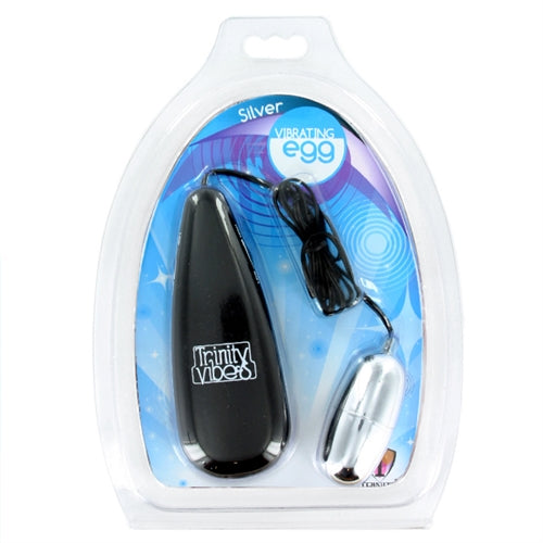 XR Brands Silver Vibrating Egg