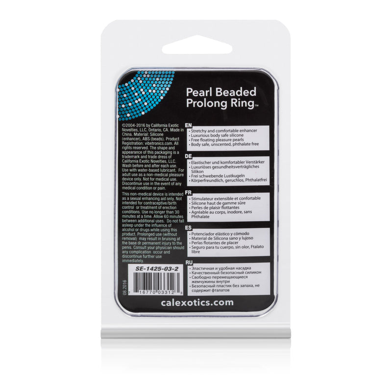 CalExotics Pearl Beade Prolong Rings - Smoke