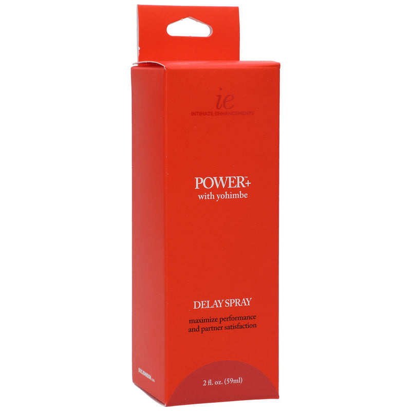 Doc Johnson Power Plus Delay Spray for Men - 2 Fl. Oz. - Boxed