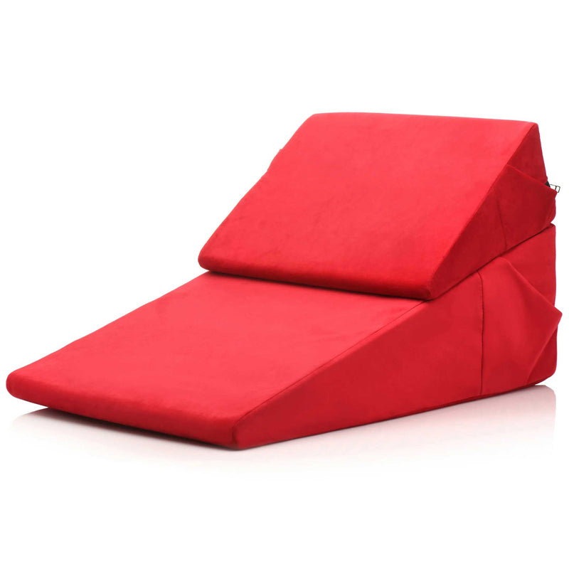 XR Brands Love Cushion Set Foam Wedge Pillow Set - Red