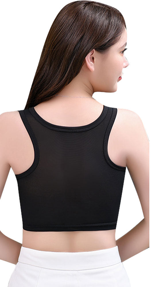 Voodoo Toys Gender Fluid Chest Compression Binder - Medium - Black