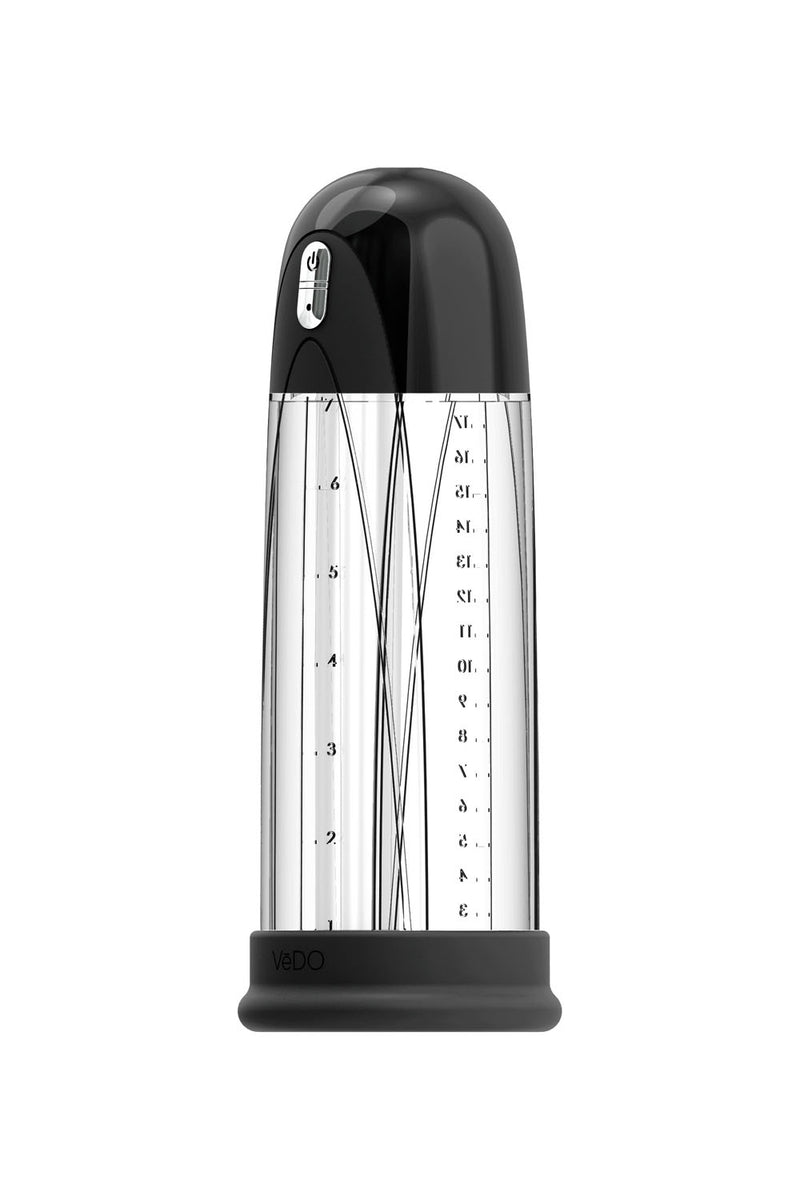 VeDO Pump Rechargeable Vacuum Penis - Just Black