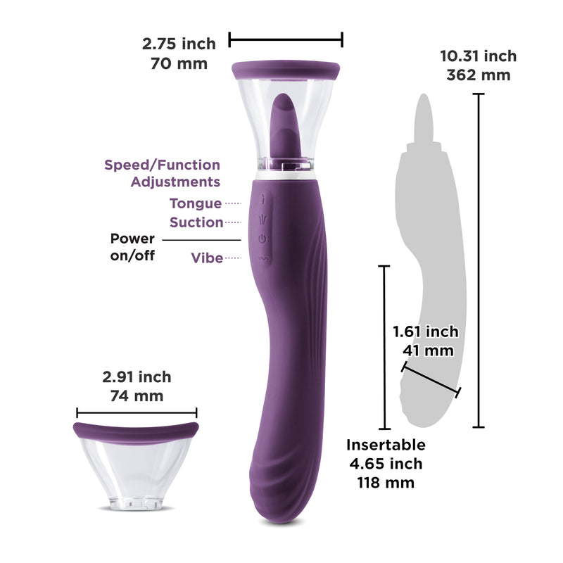 nsnovelties Inya - Triple Delight - Purple