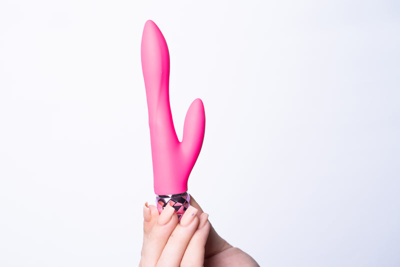 Maia Toys Victoria Crystal Gem Dual Vibrator - Pink