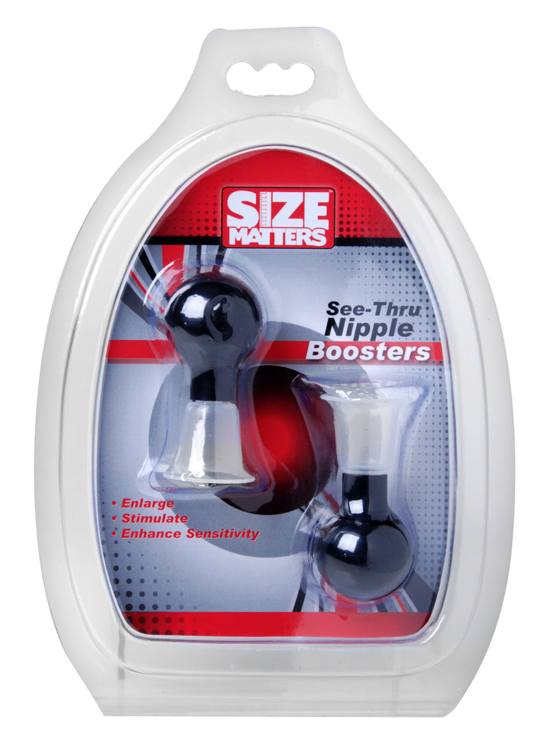 XR Brands Size Matters See -Thru Nipple Boosters