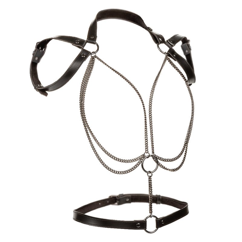 CalExotics Euphoria Collection Multi Chain Halter - Black