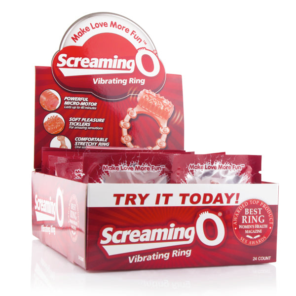 Screaming O The Screaming O Vibrating Ring - 24 Count P.O.P. Box Display