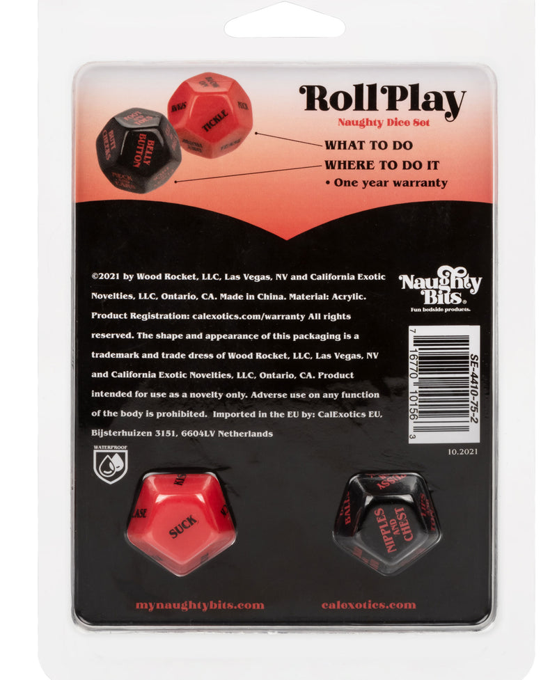 CalExotics Naughty Bits Roll Play Naughty Dice Set