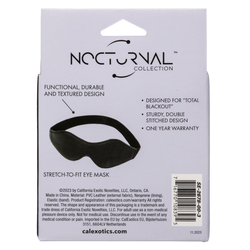 CalExotics Nocturnal Collection Eye Mask - Black