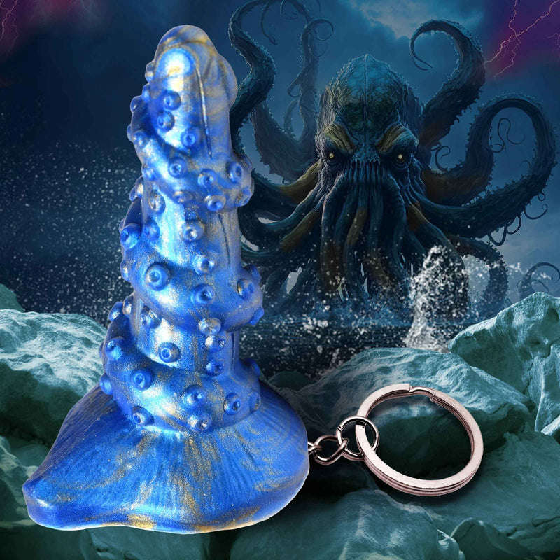 XR Brands Lord Kraken Keychain - Blue