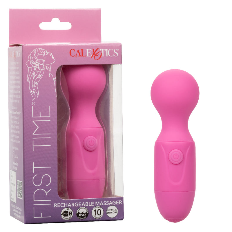 CalExotics First Time Rechargeable Massager - Pink