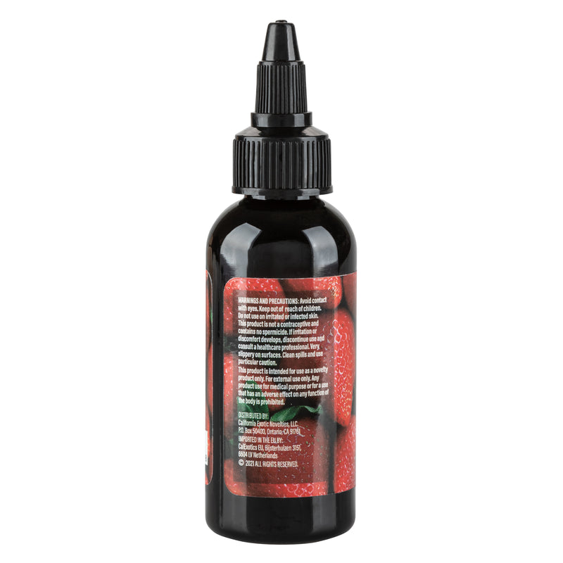 CalExotics Fuck Sauce Flavored Water-Based Personal Lubricant - Strawberry - 2 Fl. Oz.