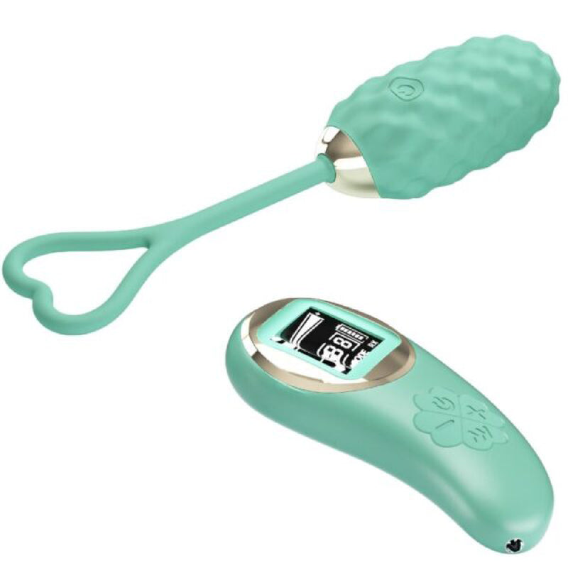 Pretty Love Vivian Remote Control Vibrating Egg - Turquoise