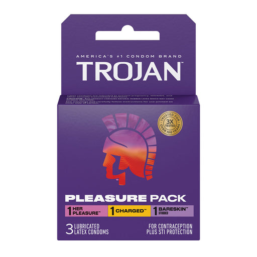 "Trojan Pleasure Pack - 3 Pack TJ95321"